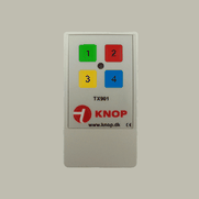 Knop TX901 Sender/dørvakt 4 kanaler