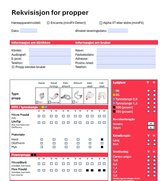 Bestillingsskjema propper