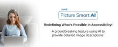 Ai teknologi for svaksynte og blinde: JAWS Smartbilde Ai